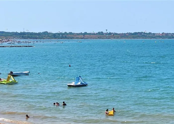 Mit Meerblick, 50 Meter Vom Sandstrand - Apartment Nin
